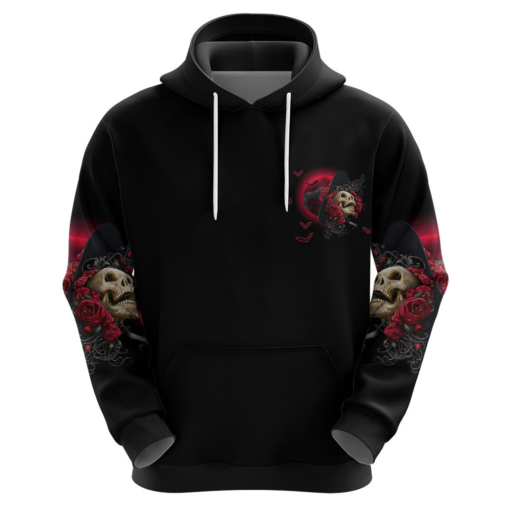 In A World Full Of Princesses Be A Witch Rose Skull Hoodie TS04