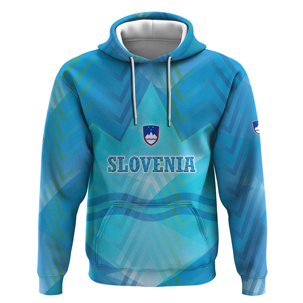 Slovenia Sport Hoodie Alpine-Inspired Design with National Crest TS04