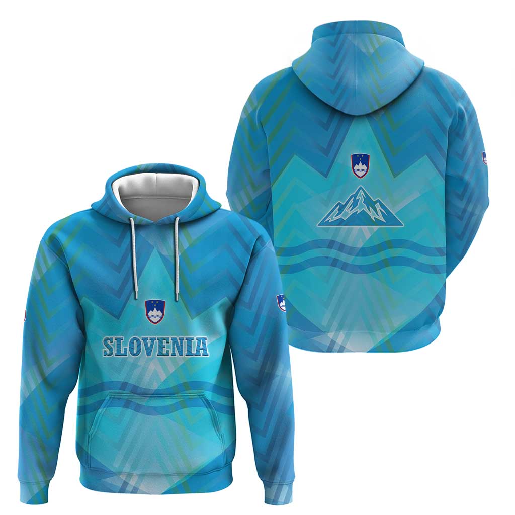 Slovenia Sport Hoodie Alpine-Inspired Design with National Crest TS04