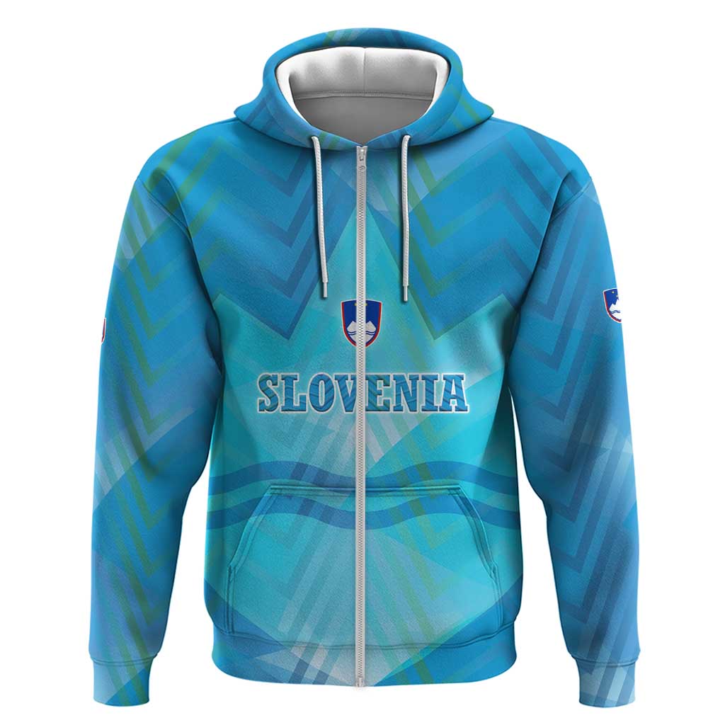 Slovenia Sport Hoodie Alpine-Inspired Design with National Crest TS04