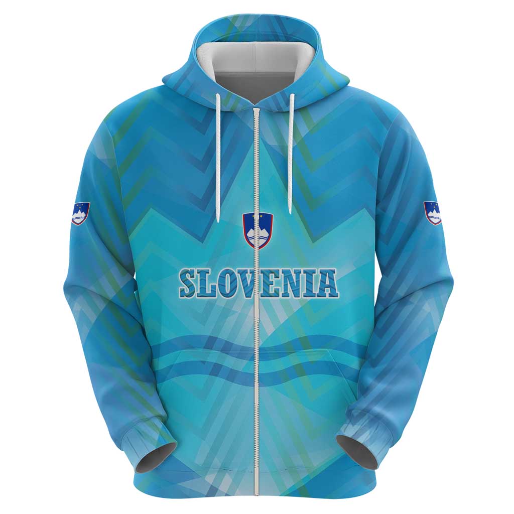 Slovenia Sport Hoodie Alpine-Inspired Design with National Crest TS04