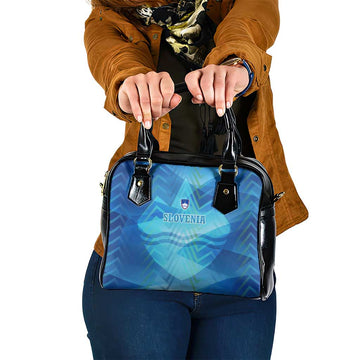 Slovenia Sport Shoulder Handbag Alpine-Inspired Design with National Crest TS04