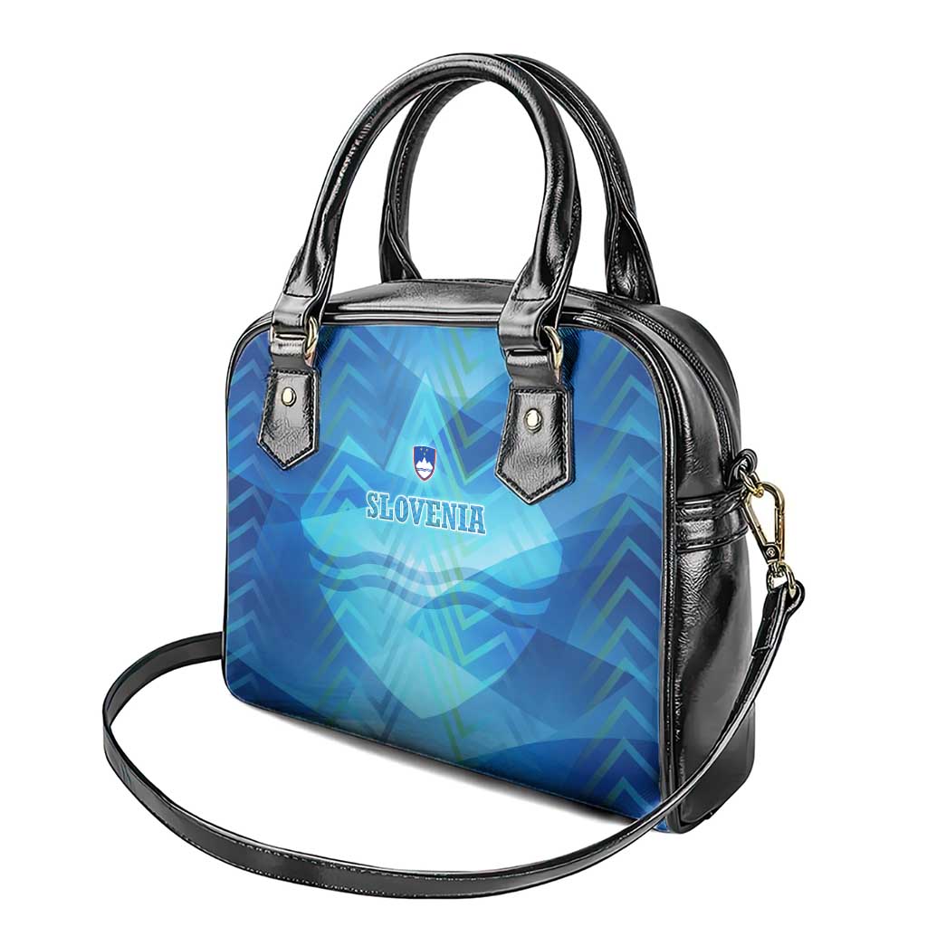 Slovenia Sport Shoulder Handbag Alpine-Inspired Design with National Crest TS04
