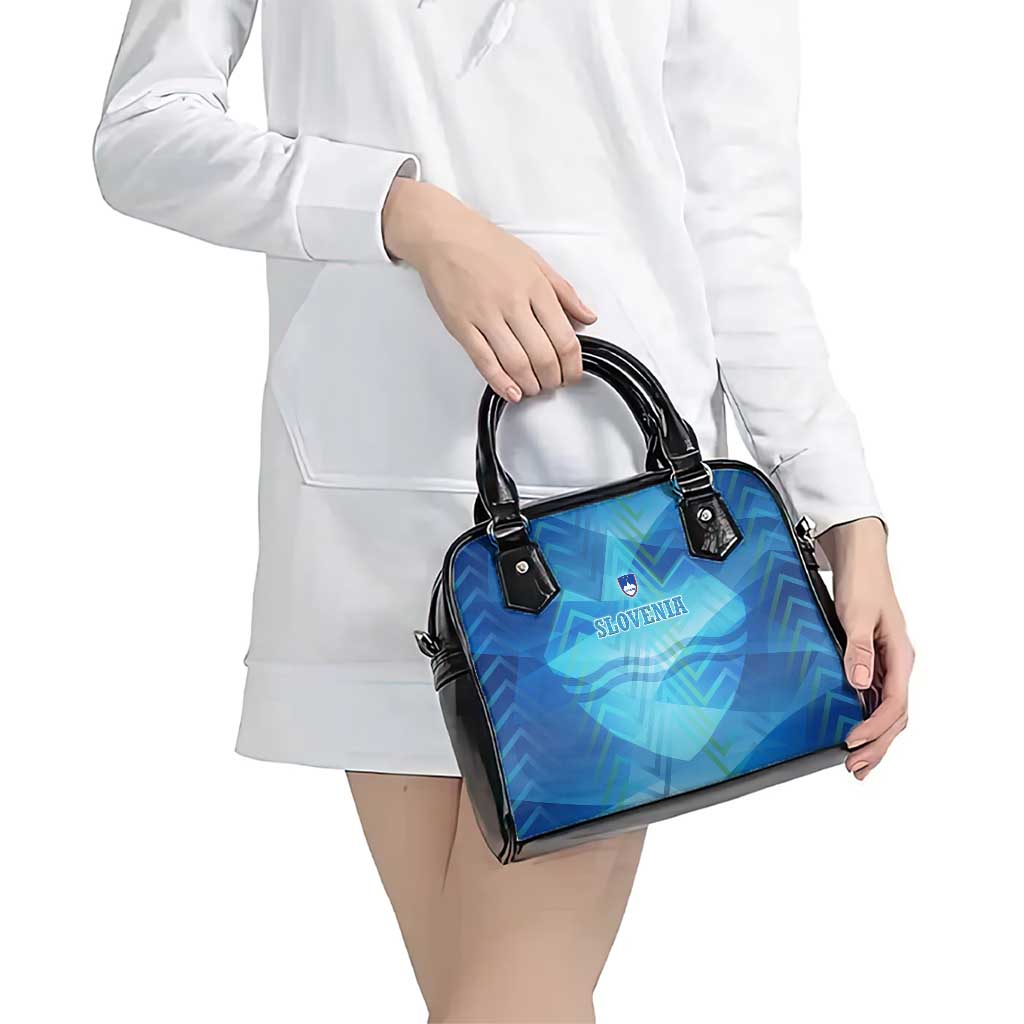 Slovenia Sport Shoulder Handbag Alpine-Inspired Design with National Crest TS04