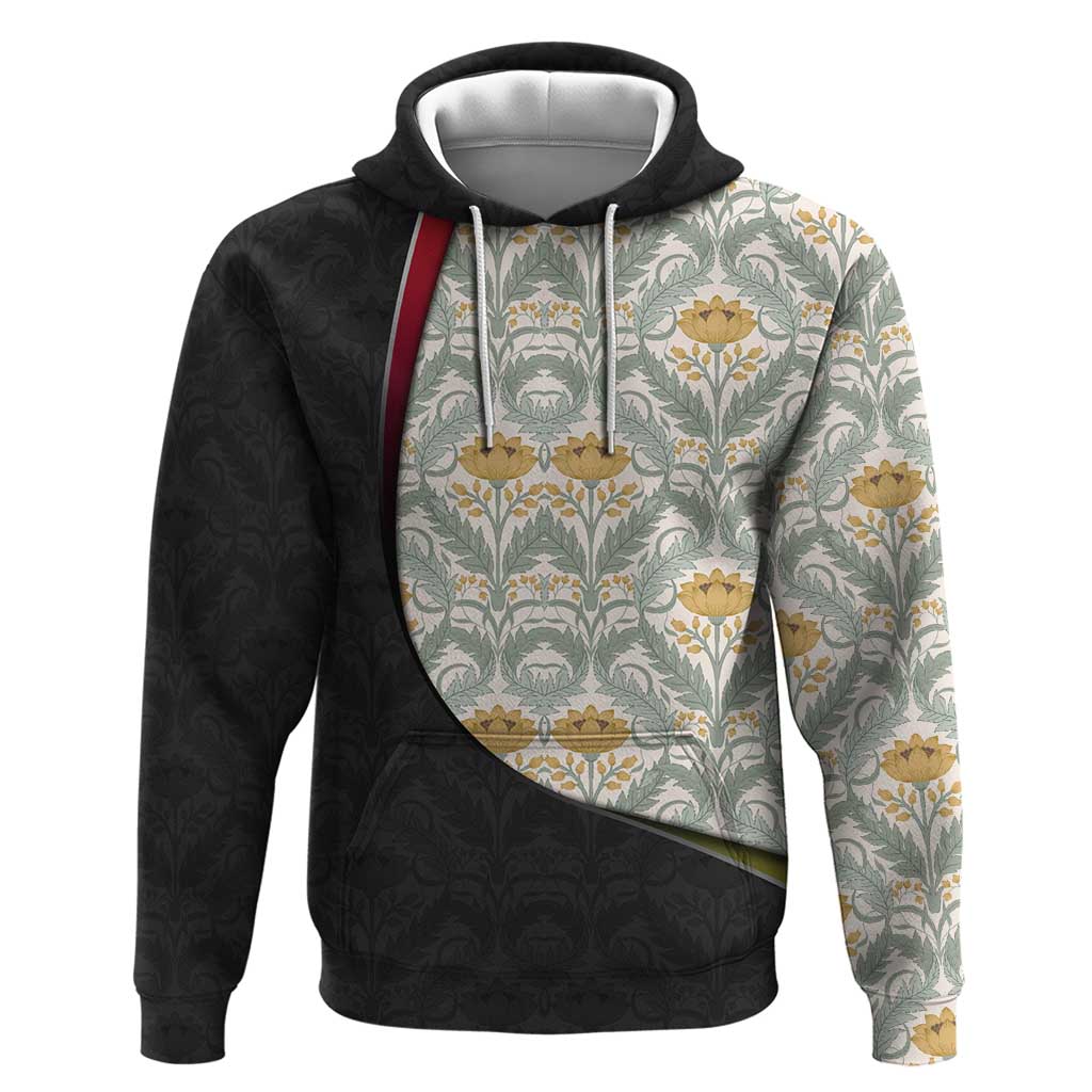 Belgium Hoodie with Grand Place Brussels Art Nouveau Floral Spirit TS04