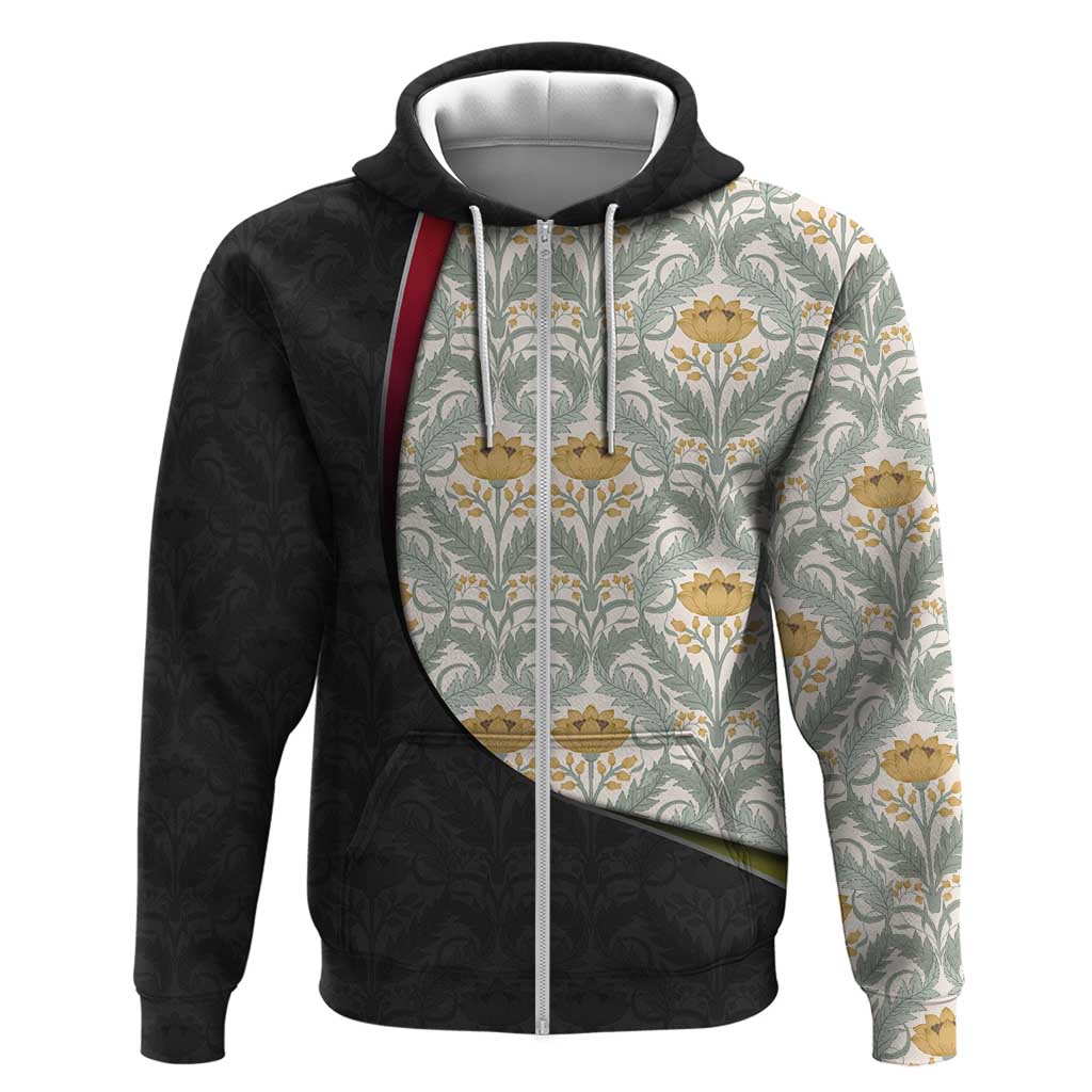 Belgium Hoodie with Grand Place Brussels Art Nouveau Floral Spirit TS04
