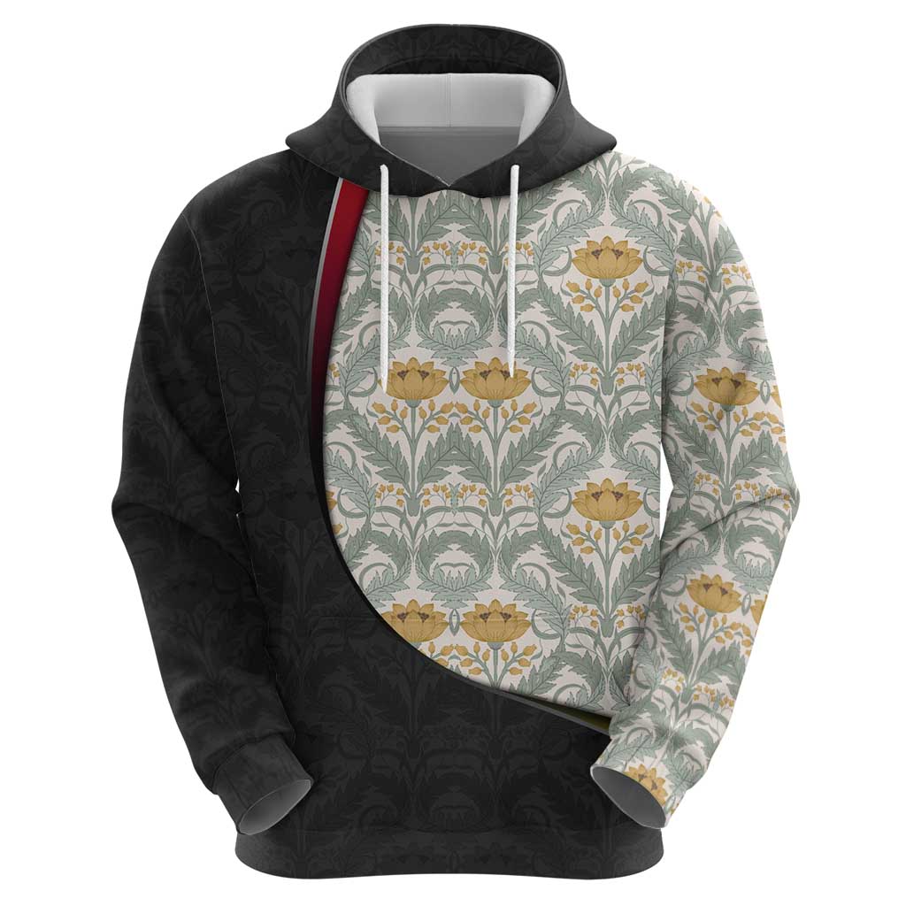 Belgium Hoodie with Grand Place Brussels Art Nouveau Floral Spirit TS04