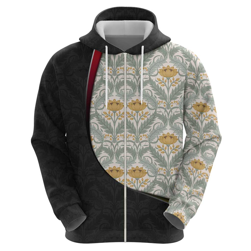 Belgium Hoodie with Grand Place Brussels Art Nouveau Floral Spirit TS04