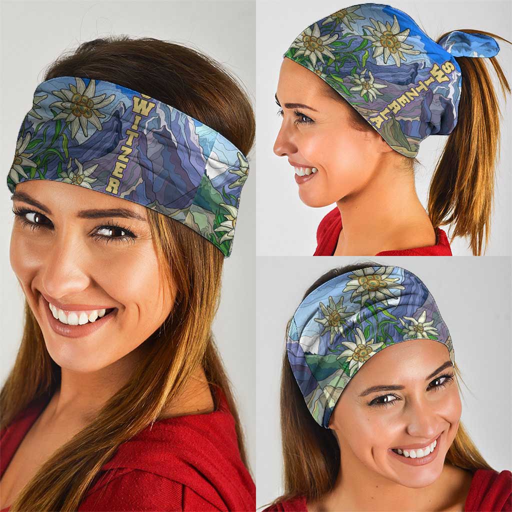 Edelweiss Flower Switzerland Mountain Neck Gaiter TS04