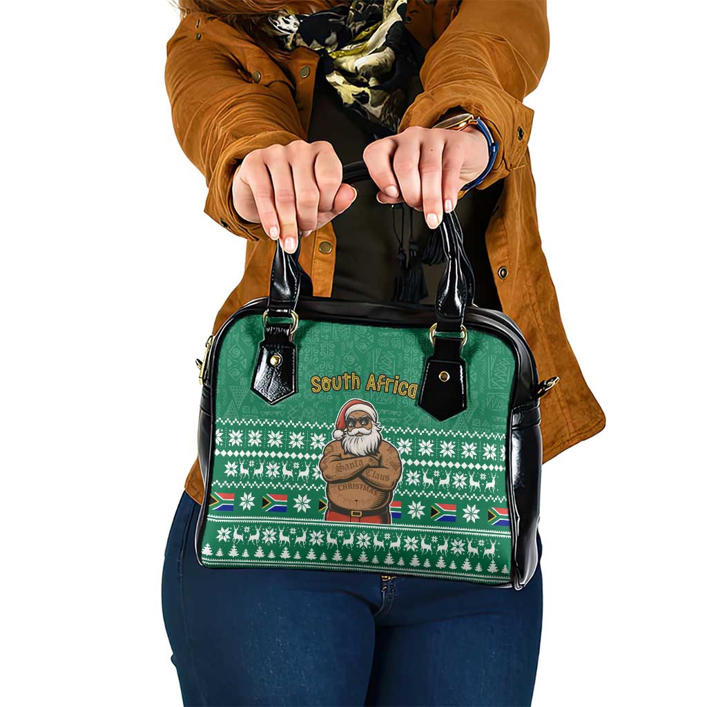 South Africa Christmas Shoulder Handbag Christmas Santa Claus Tattoo TS04