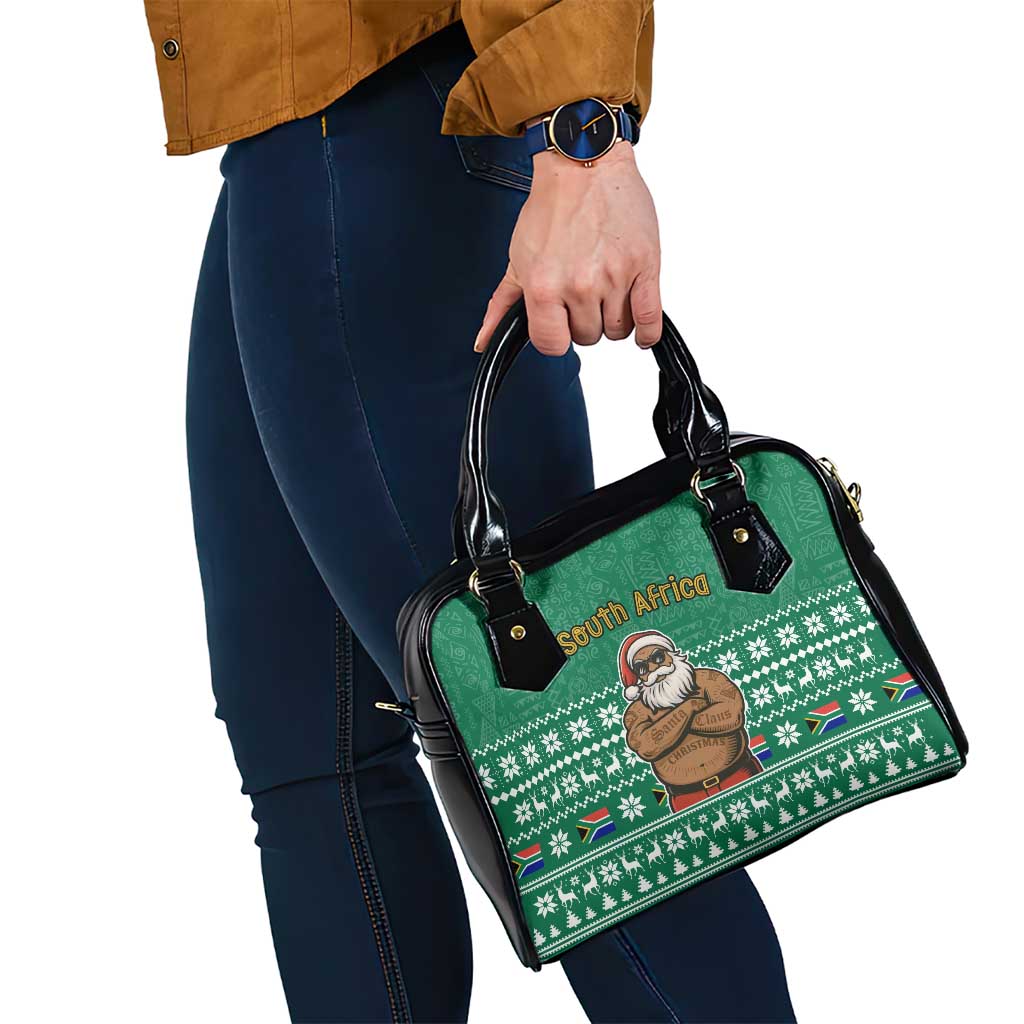 South Africa Christmas Shoulder Handbag Christmas Santa Claus Tattoo TS04