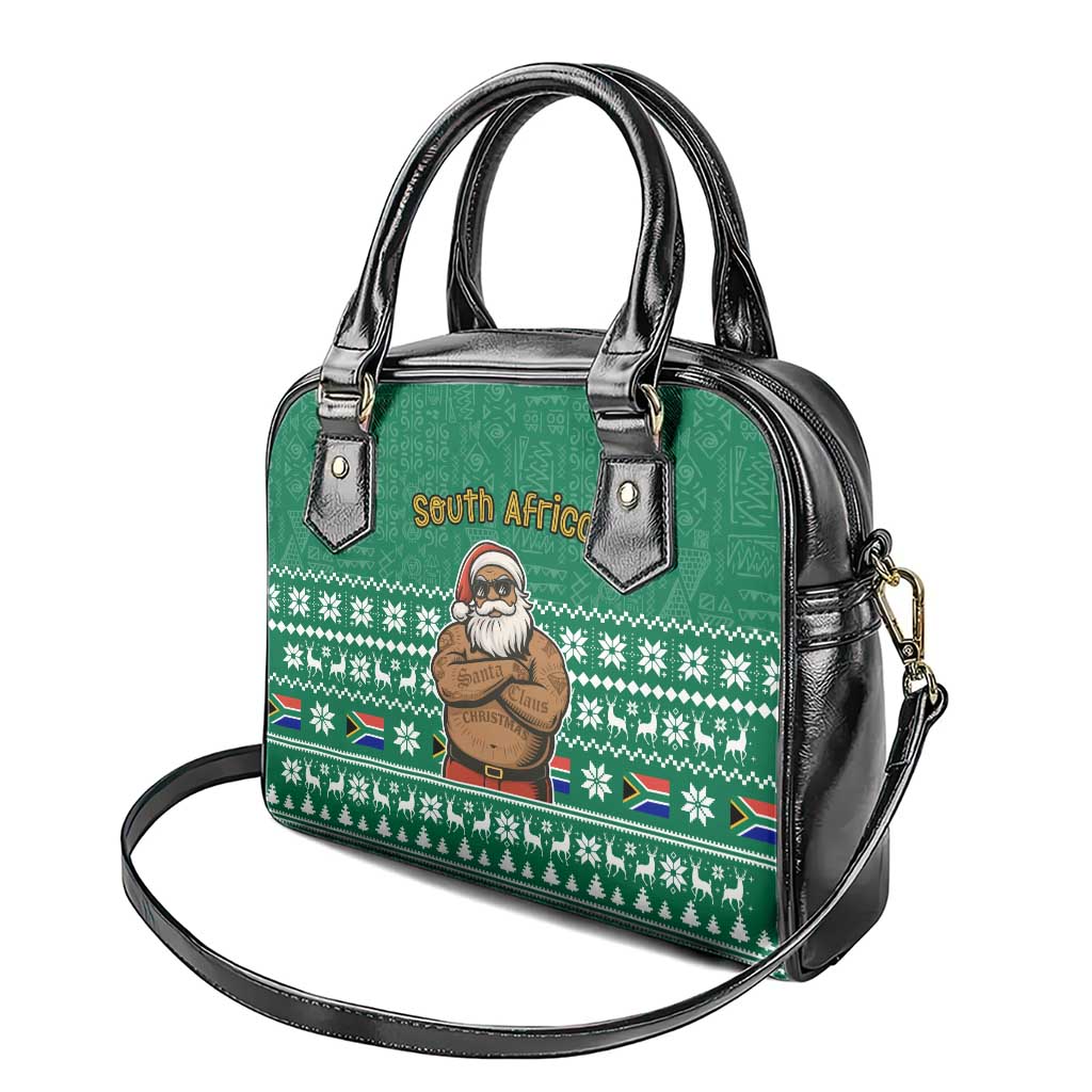 South Africa Christmas Shoulder Handbag Christmas Santa Claus Tattoo TS04