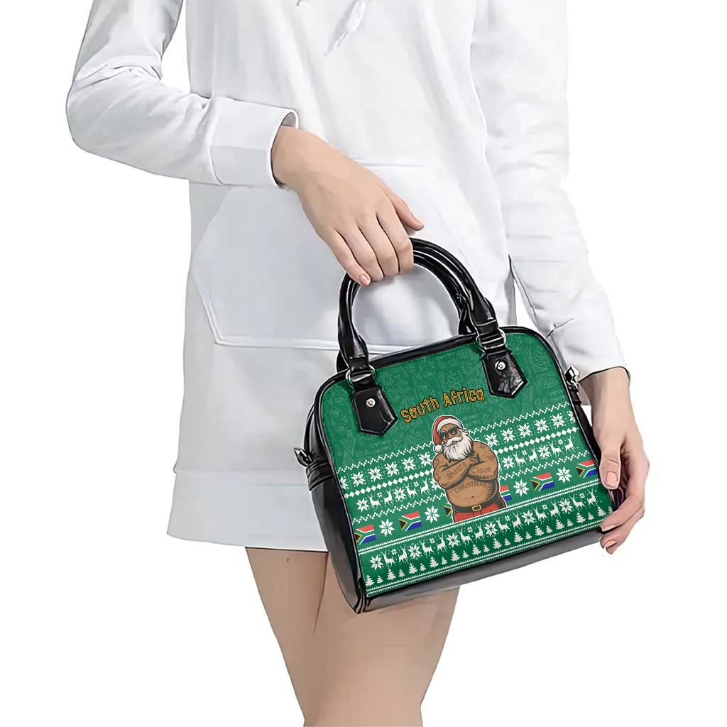 South Africa Christmas Shoulder Handbag Christmas Santa Claus Tattoo TS04