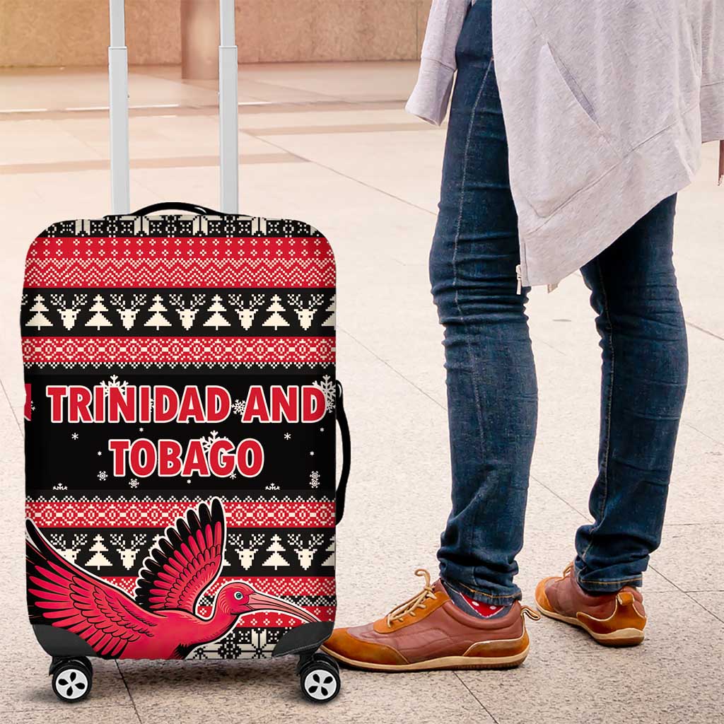 Trinidad and Tobago Christmas Luggage Cover Bird and Coat of Arms Design TS04