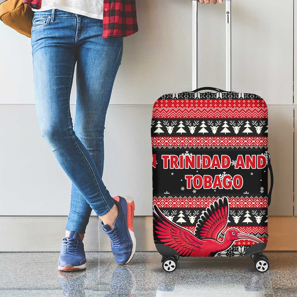 Trinidad and Tobago Christmas Luggage Cover Bird and Coat of Arms Design TS04