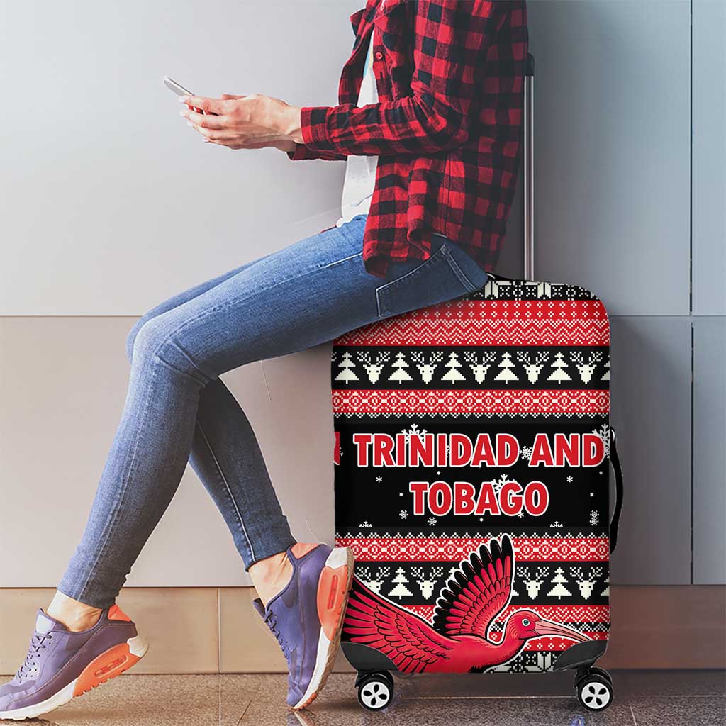 Trinidad and Tobago Christmas Luggage Cover Bird and Coat of Arms Design TS04