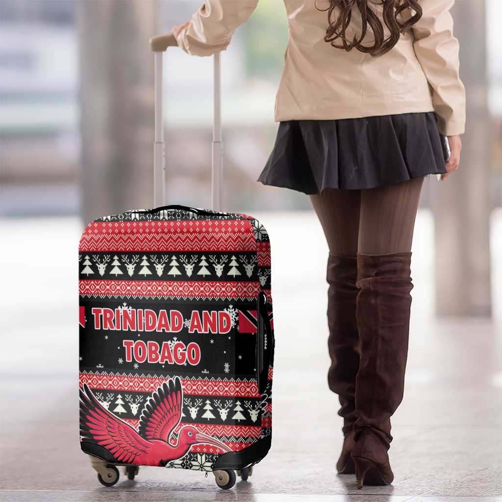 Trinidad and Tobago Christmas Luggage Cover Bird and Coat of Arms Design TS04