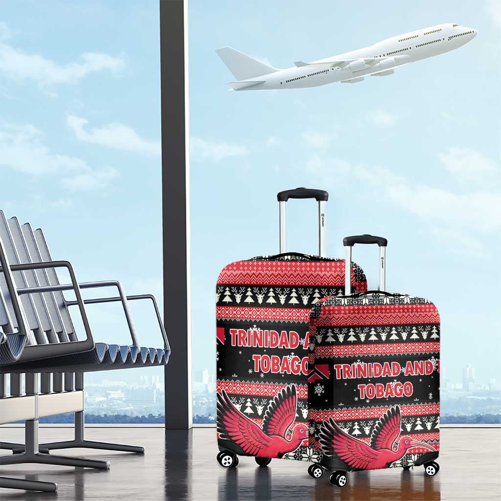 Trinidad and Tobago Christmas Luggage Cover Bird and Coat of Arms Design TS04