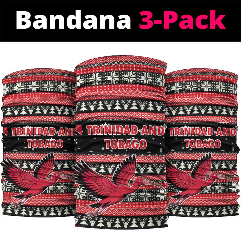 Trinidad and Tobago Christmas Neck Gaiter Bird and Coat of Arms Design TS04