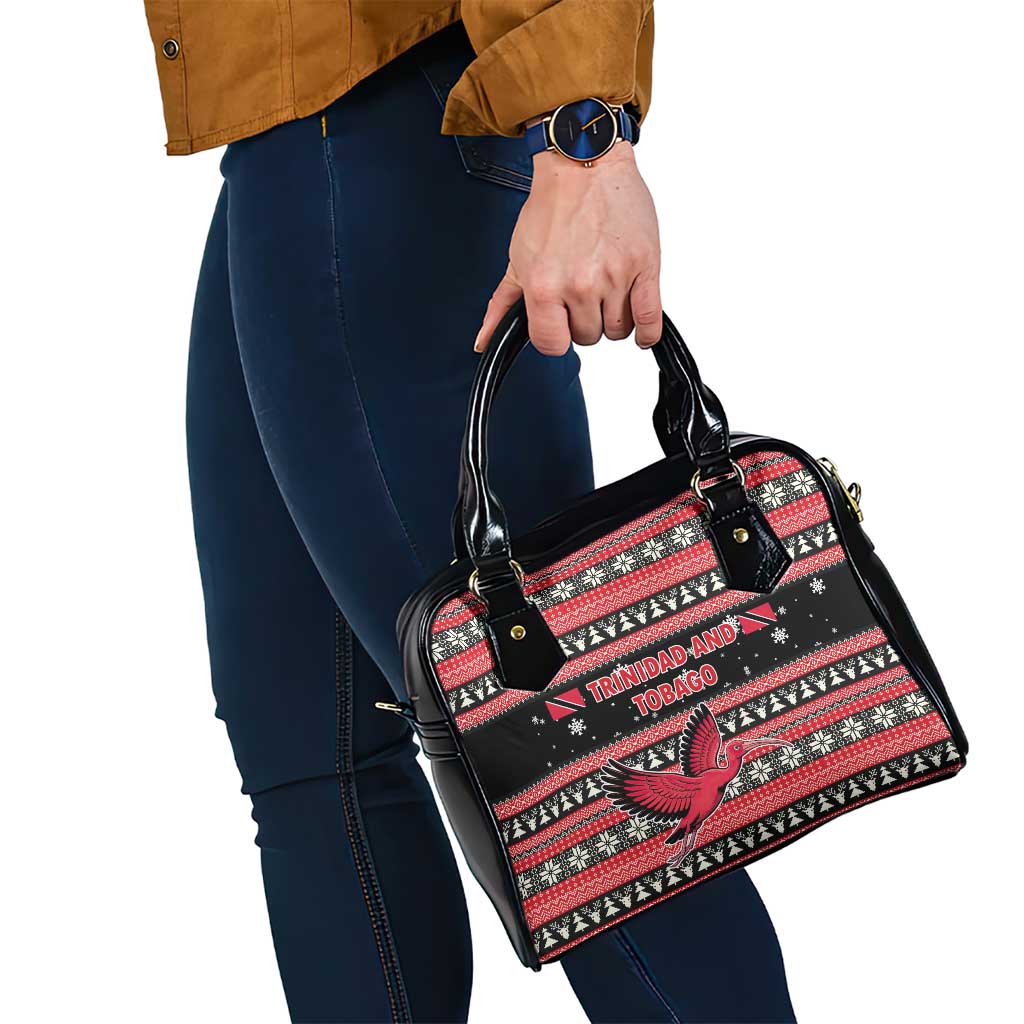 Trinidad and Tobago Christmas Shoulder Handbag Bird and Coat of Arms Design TS04
