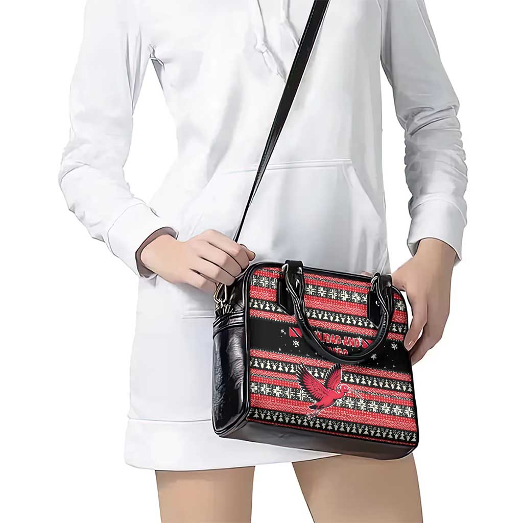 Trinidad and Tobago Christmas Shoulder Handbag Bird and Coat of Arms Design TS04