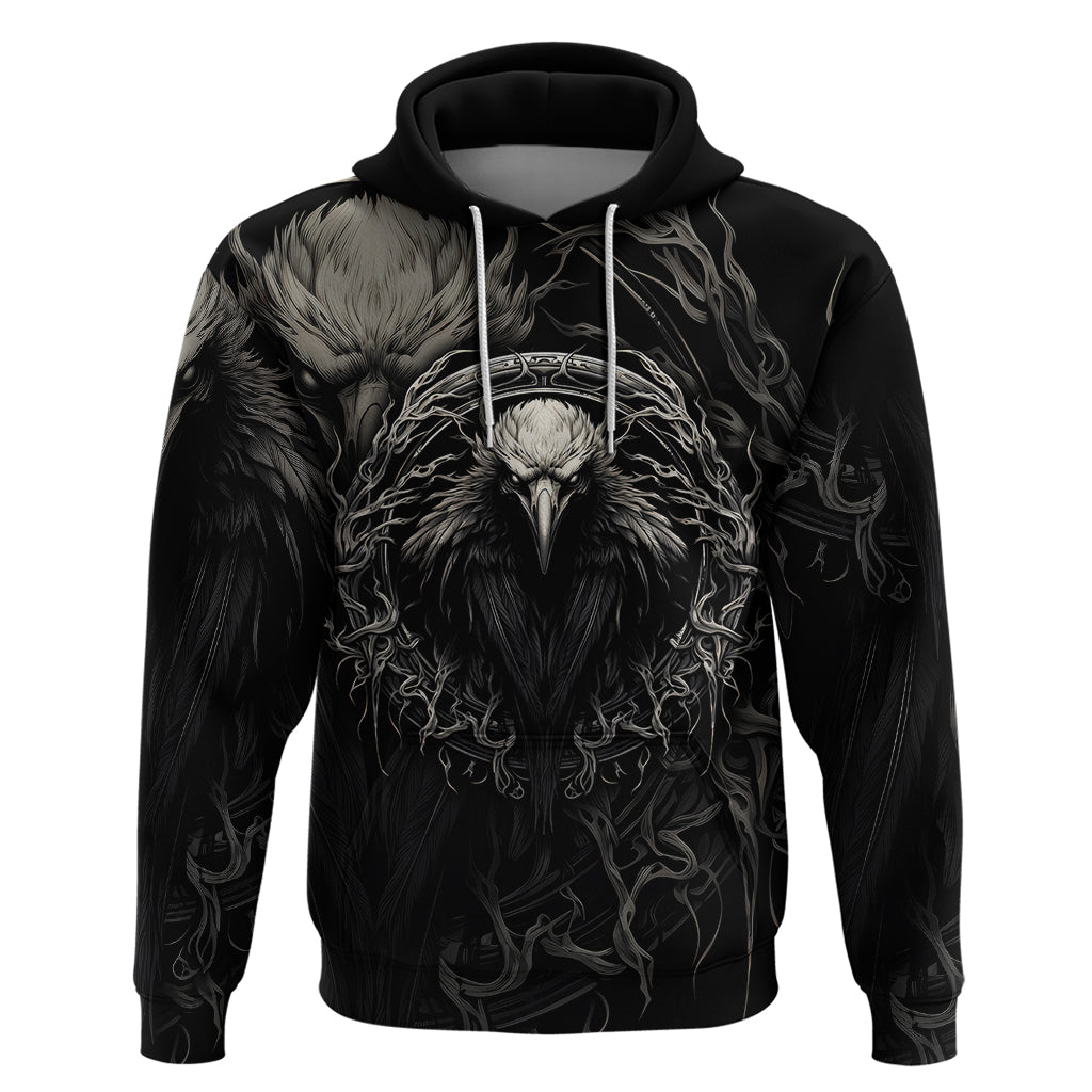 Viking Raven Hoodie Viking Blood Runs Through My Veins TS04