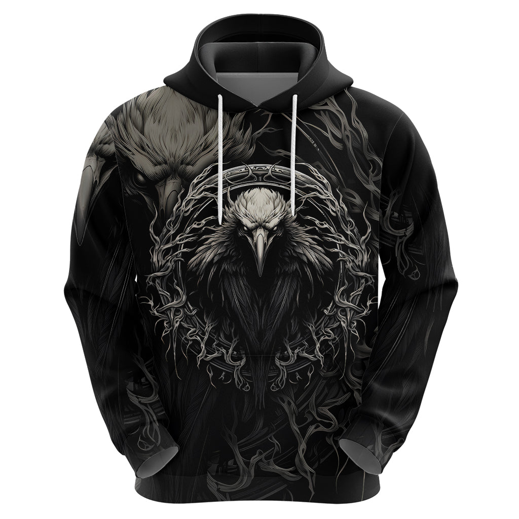 Viking Raven Hoodie Viking Blood Runs Through My Veins TS04