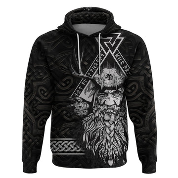 Viking Hoodie Norse Enigma Odin's Vision TS04