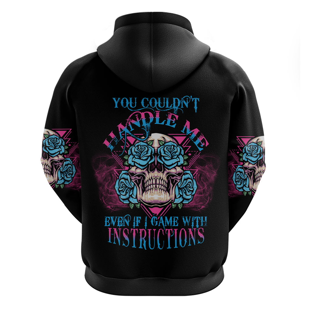 You Couldn't Handle Me Triangle Skull Hoodie TS04