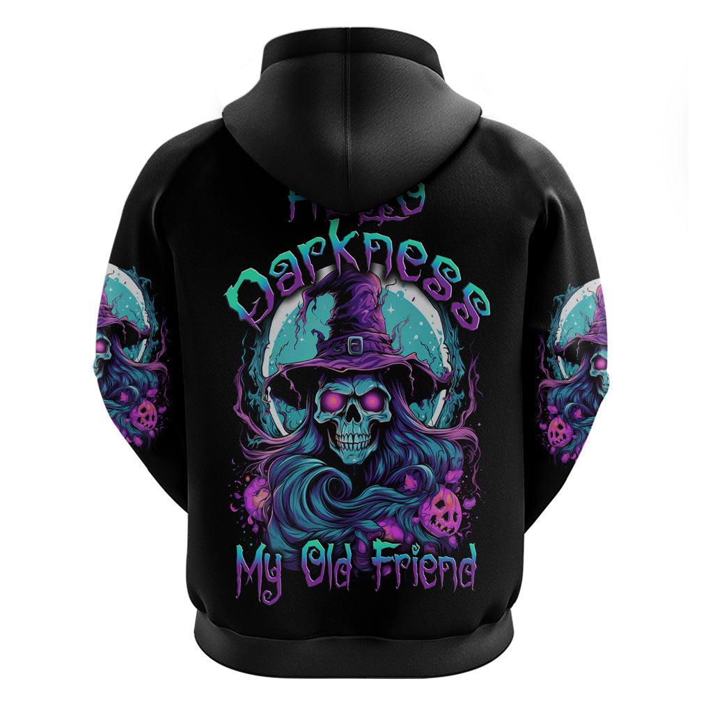 Hello Darkness My Old Friend Witch Halloween Hoodie TS04