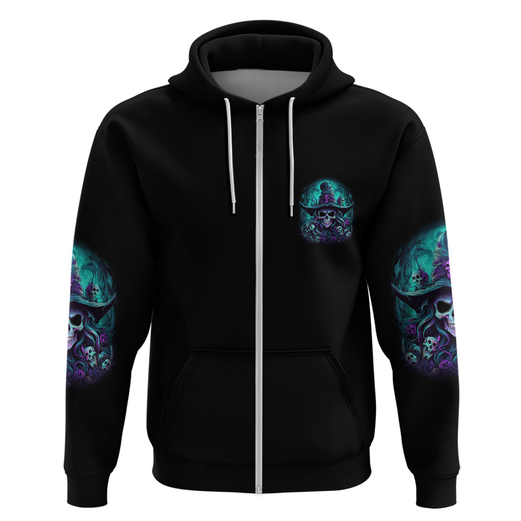 Buckle Up Buttercup Skull Witch Halloween Hoodie TS04