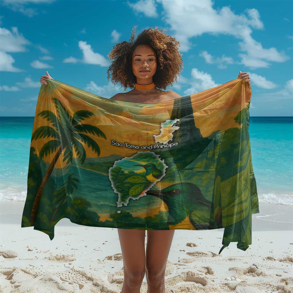 Sao Tome and Principe Sarong Tropical Island Bird and Cocoa Forest TS04