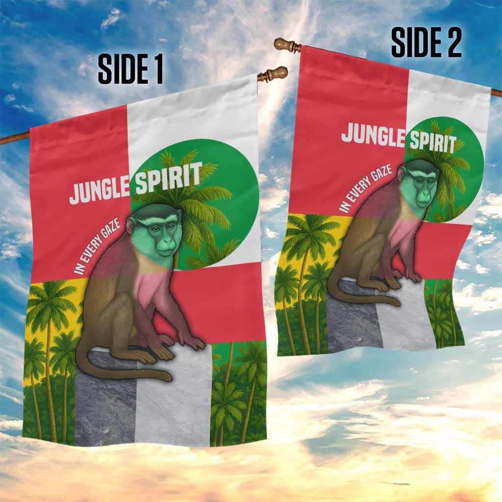 Jungle Spirit Monkey Garden Flag Sao Tome and Principe Tropical Flag Color TS04