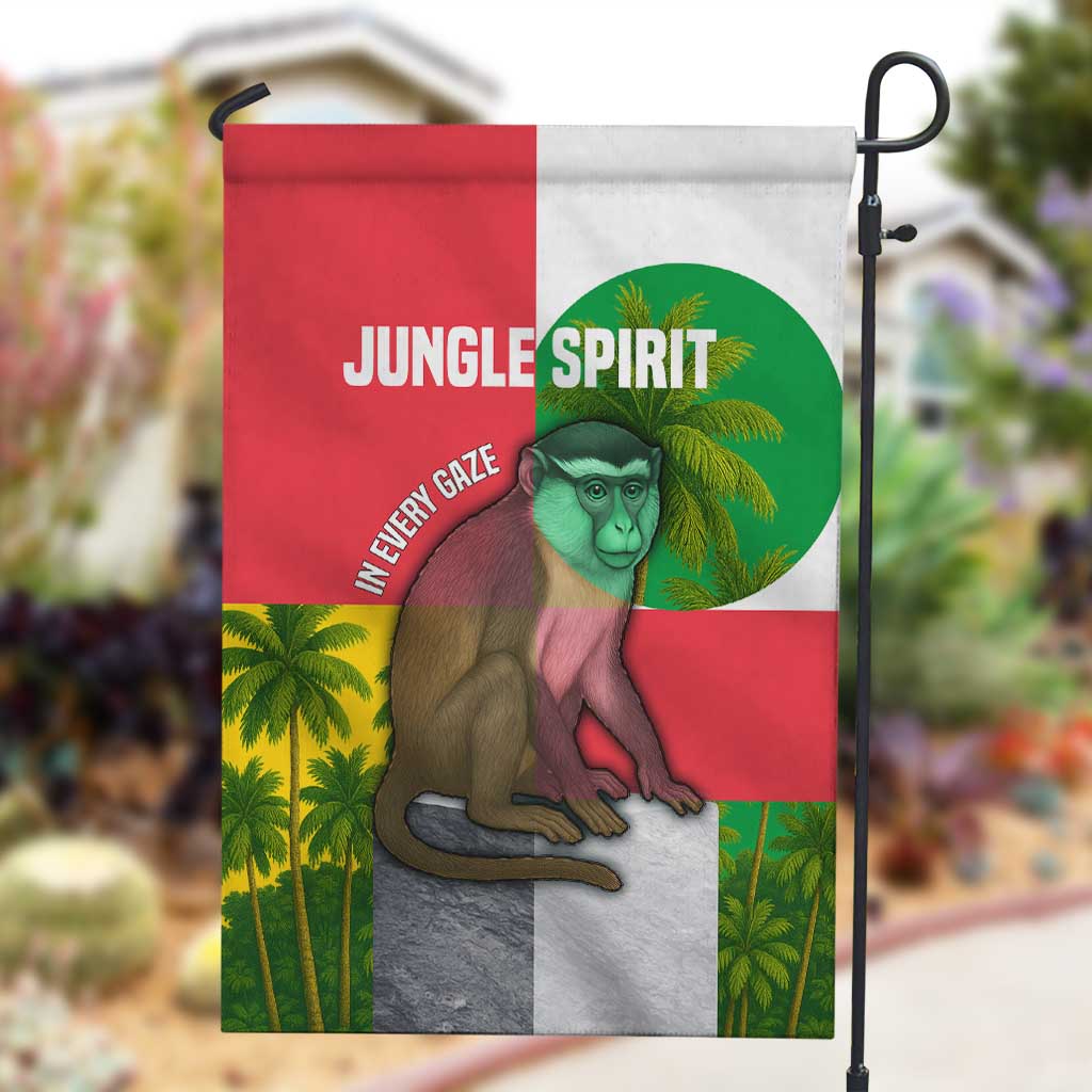 Jungle Spirit Monkey Garden Flag Sao Tome and Principe Tropical Flag Color TS04
