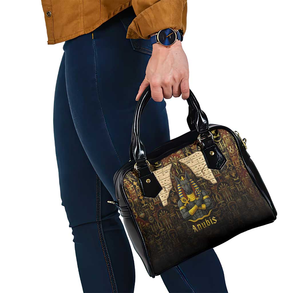 Anubis Egypt Shoulder Handbag with Ancient Hieroglyph Pharaoh Spirit TS04
