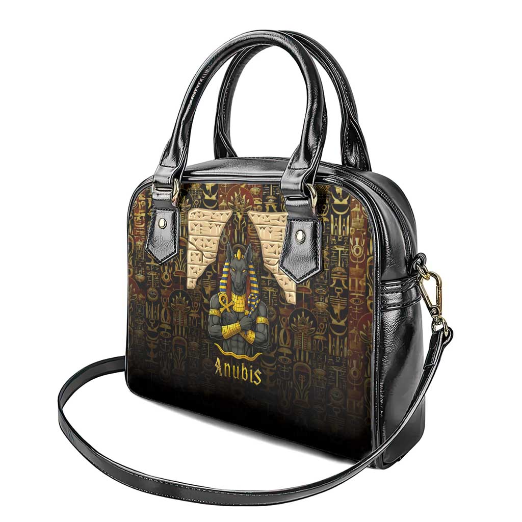 Anubis Egypt Shoulder Handbag with Ancient Hieroglyph Pharaoh Spirit TS04