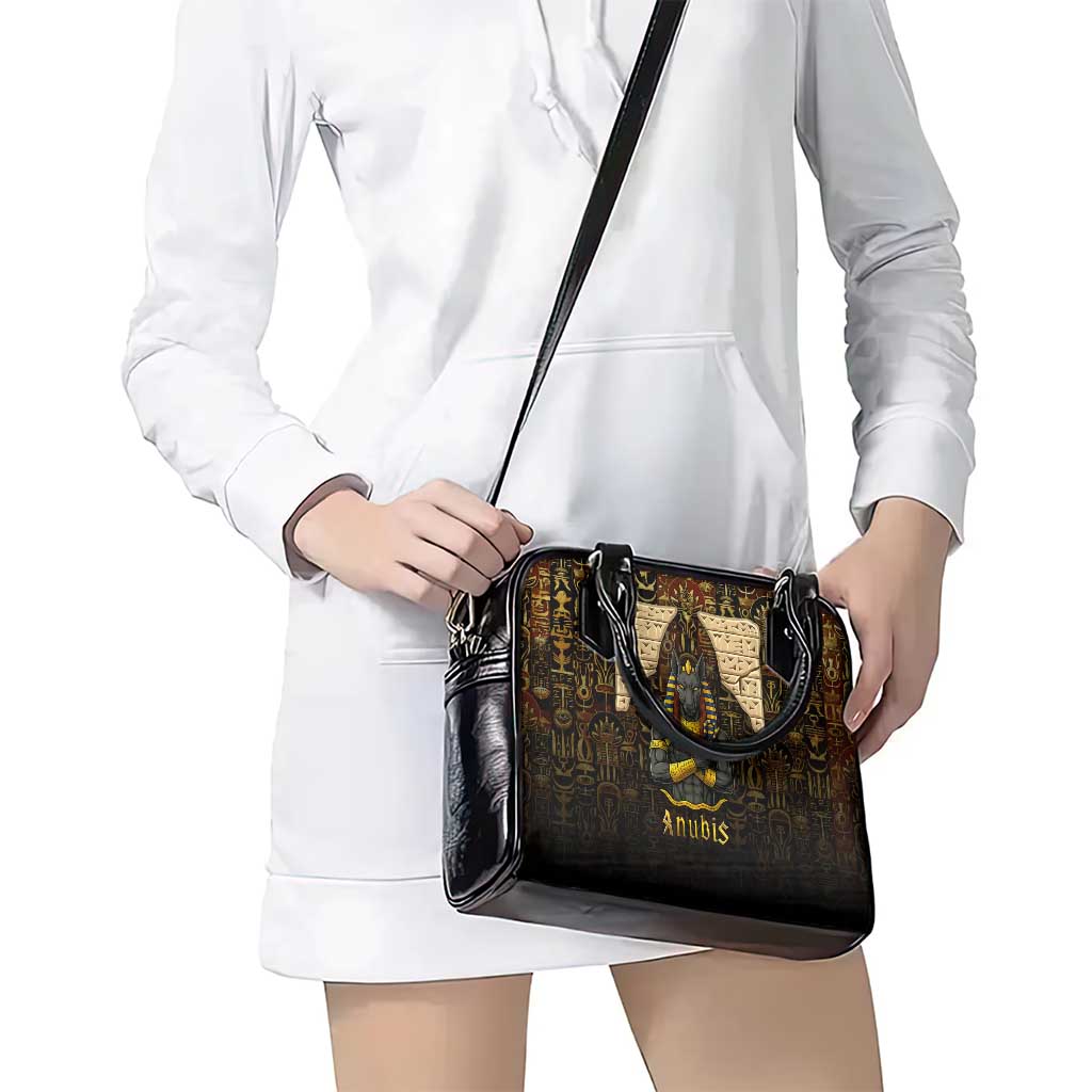 Anubis Egypt Shoulder Handbag with Ancient Hieroglyph Pharaoh Spirit TS04