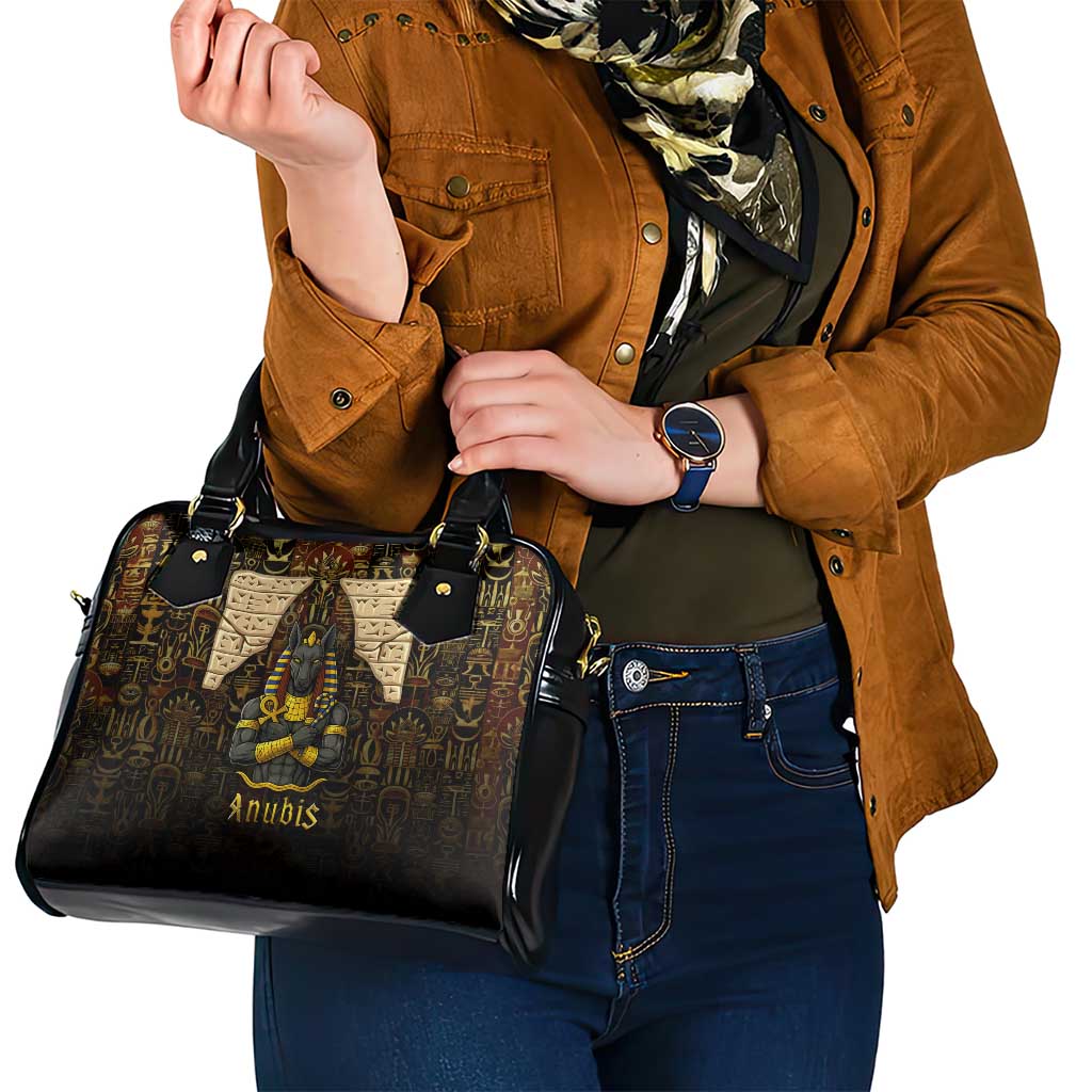 Anubis Egypt Shoulder Handbag with Ancient Hieroglyph Pharaoh Spirit TS04