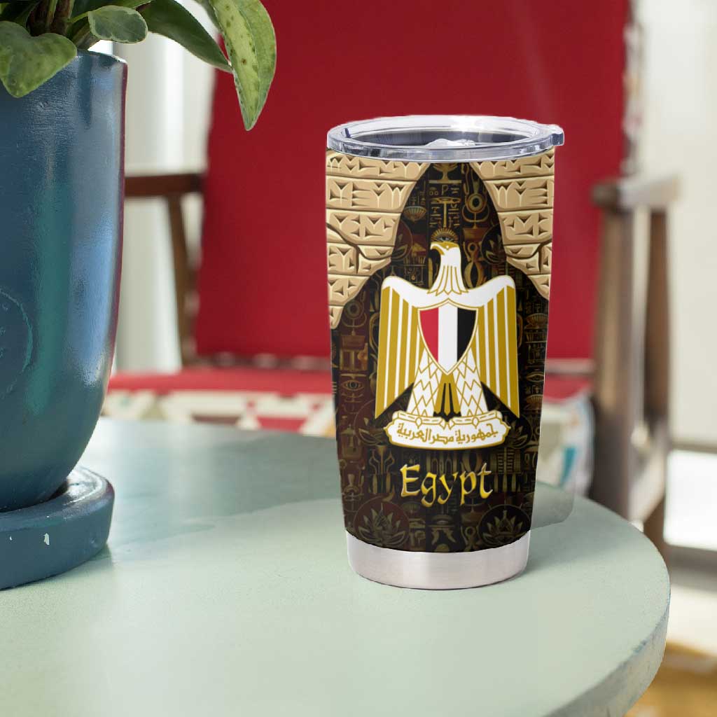 Anubis Egypt Tumbler Cup Ancient Hieroglyph Pharaoh Spirit TS04