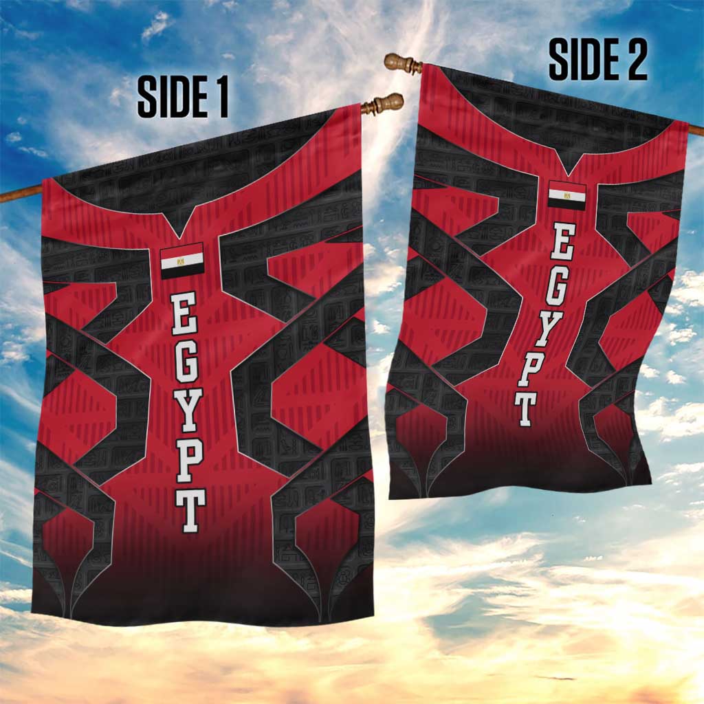 Egypt Flag Emblem Garden Flag Red Black Bold Spirit TS04
