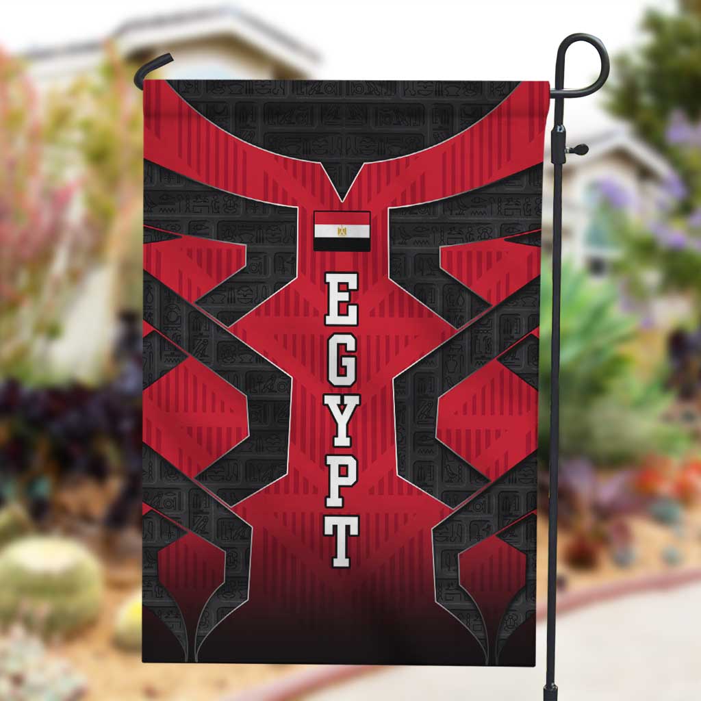 Egypt Flag Emblem Garden Flag Red Black Bold Spirit TS04
