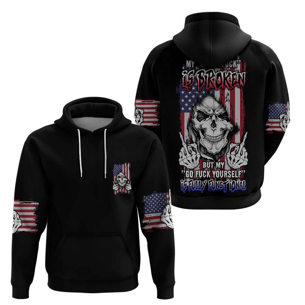 My Give A F Reaper Flag Hoodie TS04