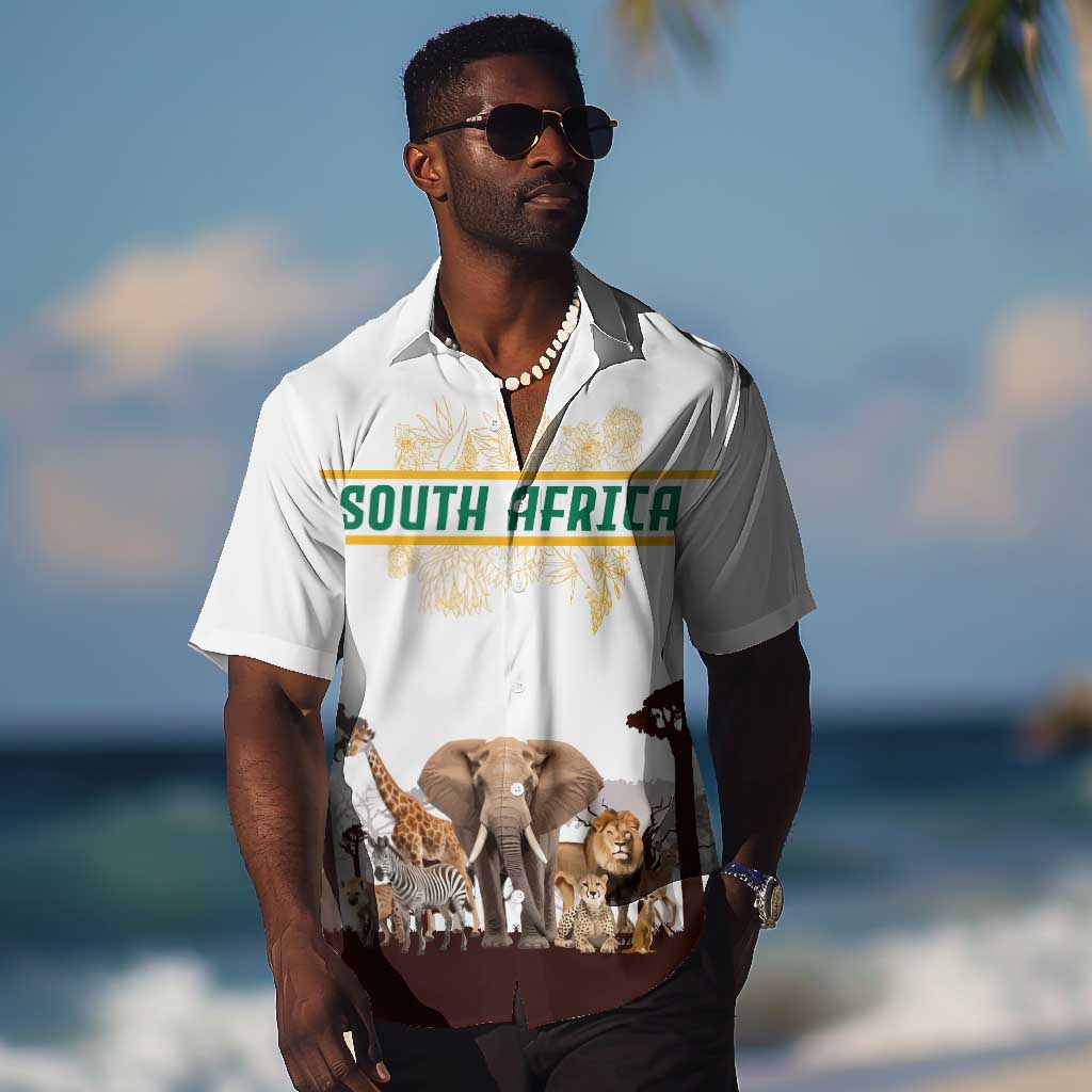 South Africa Wildlife Pride Hawaiian Shirt Big Five Animals TS04