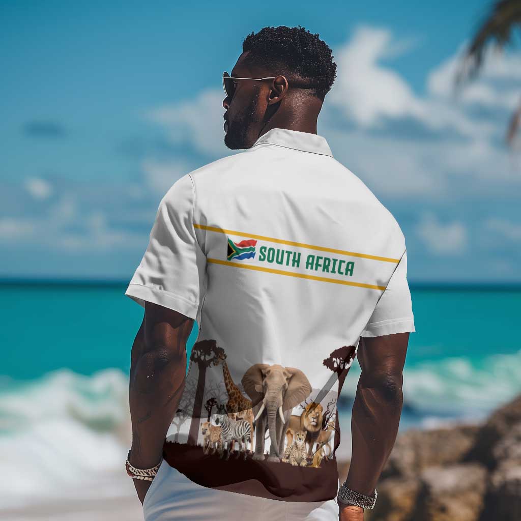 South Africa Wildlife Pride Hawaiian Shirt Big Five Animals TS04
