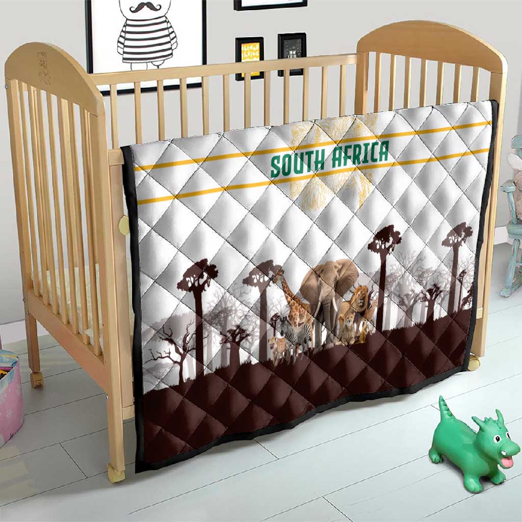 South Africa Wildlife Pride Quilt Big Five Animals TS04