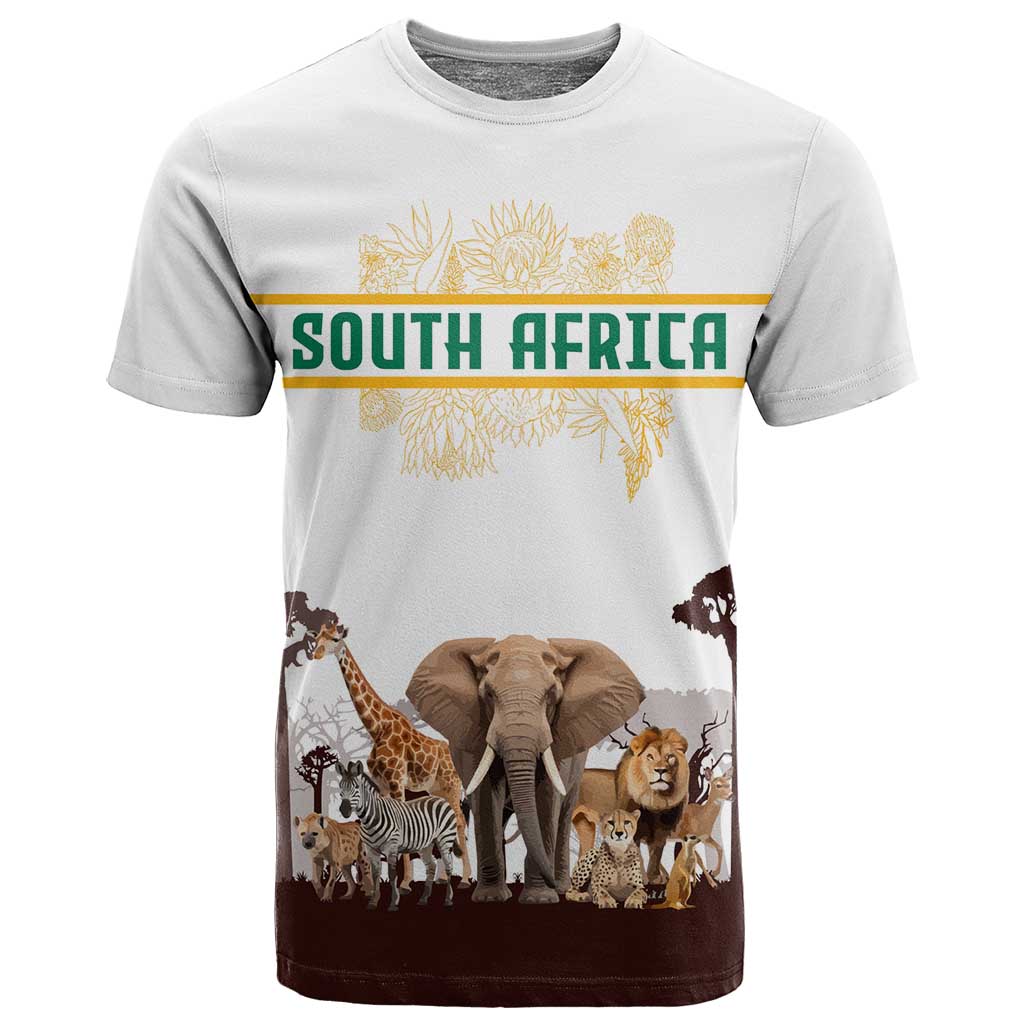 South Africa Wildlife Pride T shirt Big Five Animals TS04