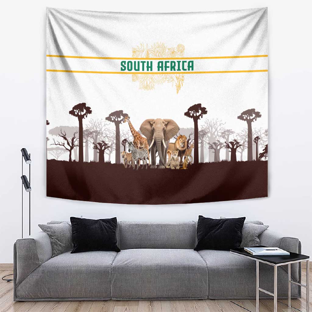 South Africa Wildlife Pride Tapestry Big Five Animals TS04