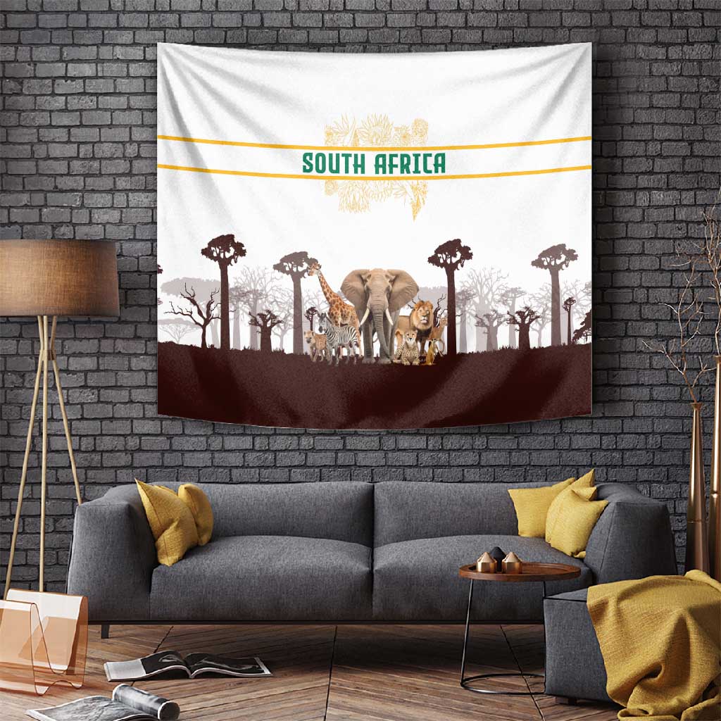 South Africa Wildlife Pride Tapestry Big Five Animals TS04