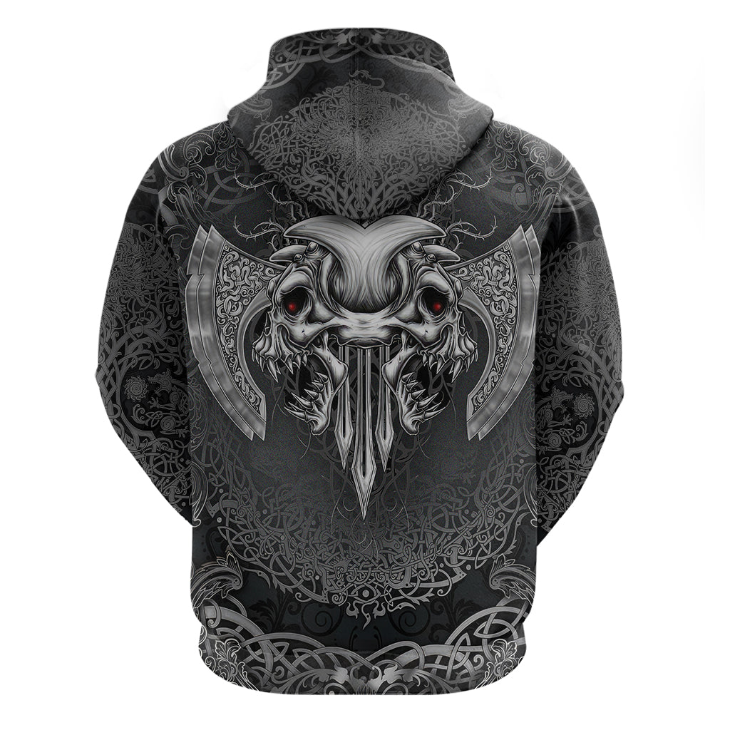 Until Valhalla Viking Skull Hoodie TS04