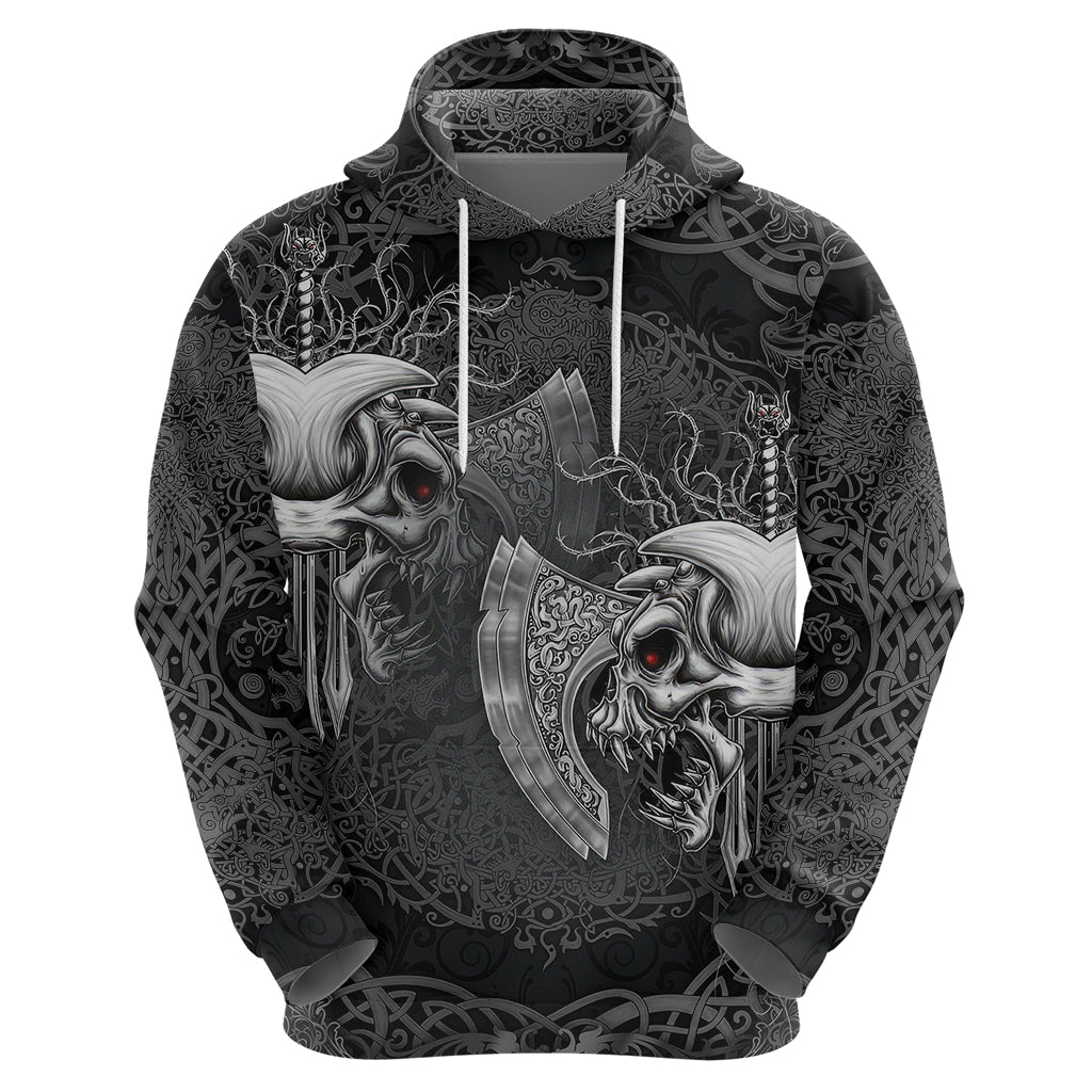 Until Valhalla Viking Skull Hoodie TS04